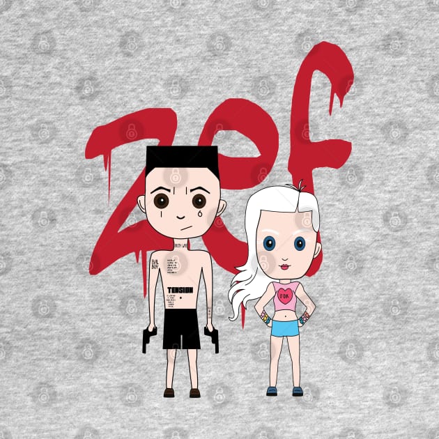 Die Antwoord Cartoon Style by BasicBeach